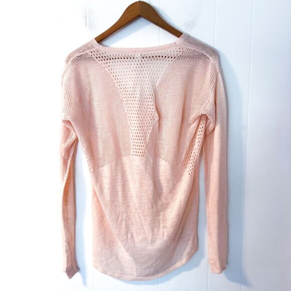 LULULEMON still movement sweater LINEN butter pink $138 LIKE NEW SIZE 6 - Picture 8 of 14